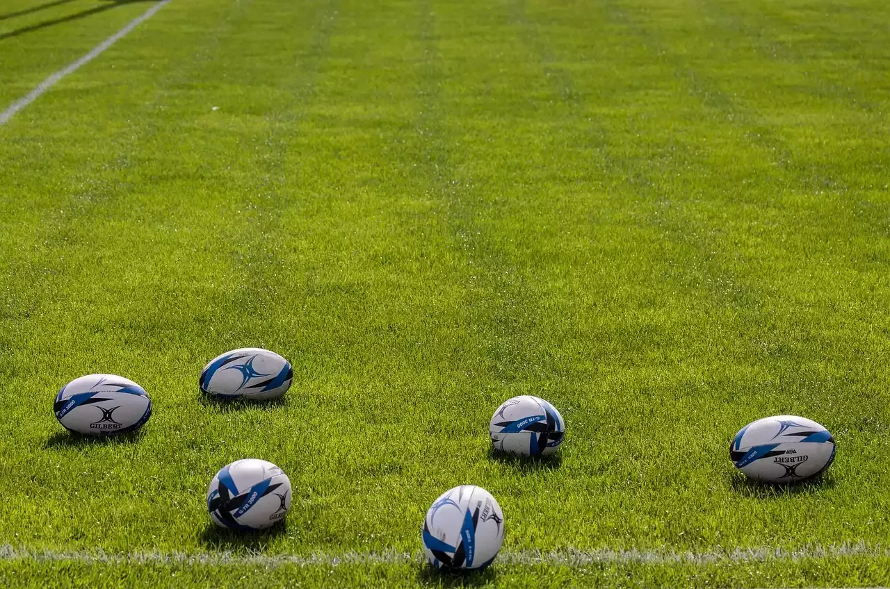 Practicing Passing and Rucking Technique in Rugby